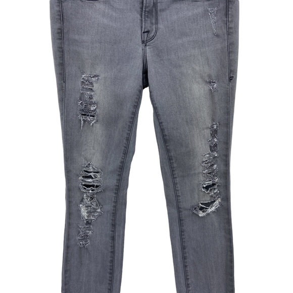 FRAME DENIM Le Skinny de Jeanne Low Rise Distressed Jeans - Picture 2 of 7